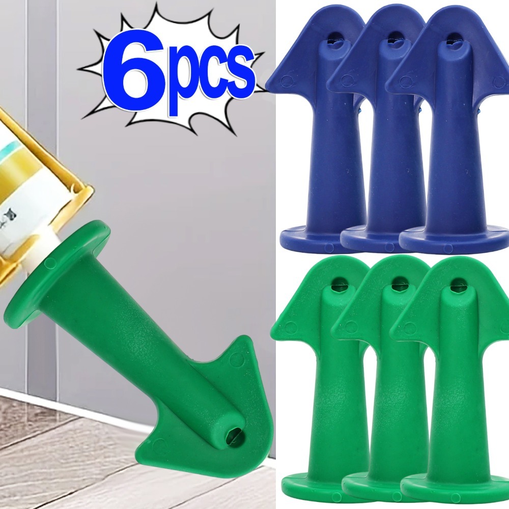 Home Improvement Items - 3/6個入り多機能シーラントノズルスクレーパー床用コーキングツールシリコンシーラントノズルキットホームインプルーブメントセットグラウトツール