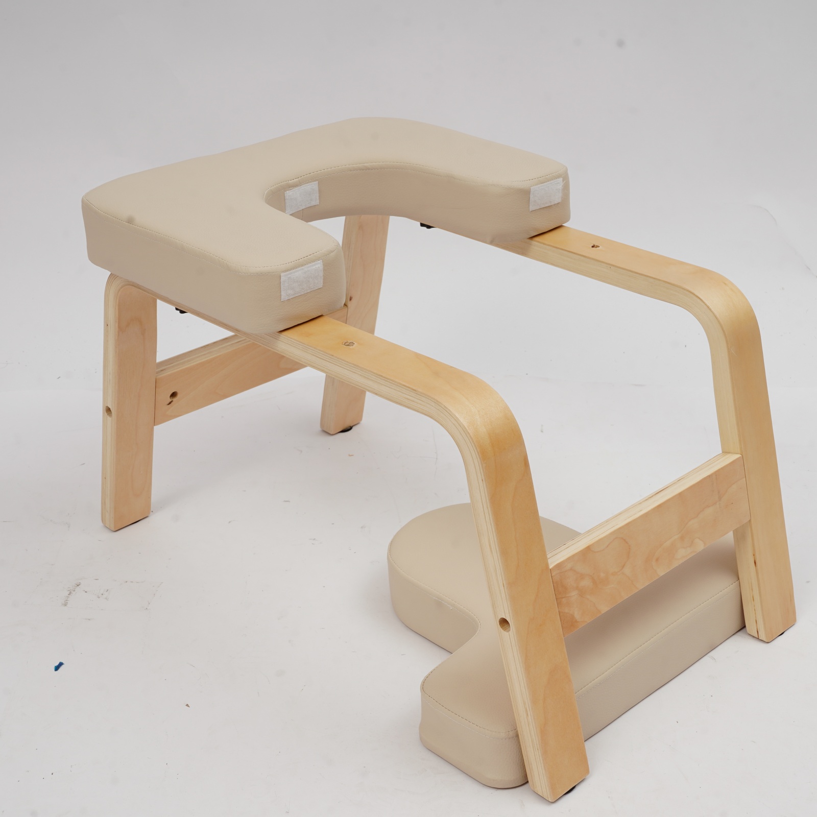 Home Improvement Items - ヨガ反転チェア 木製ヘッドスタンドヨガベンチ 耐摩耗性 手作りH型安定ベース 安全な反転トレーナー バランスを改善