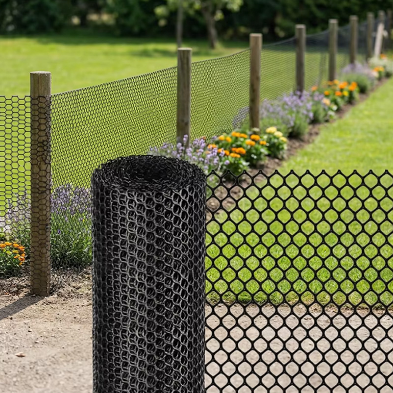 Home Improvement Hardware - 0.8cmの細かいメッシュPEチキンコープフェンスネット、植物保護、庭の境界線、耐久性のあるネット、家庭と庭のセキュリティ用