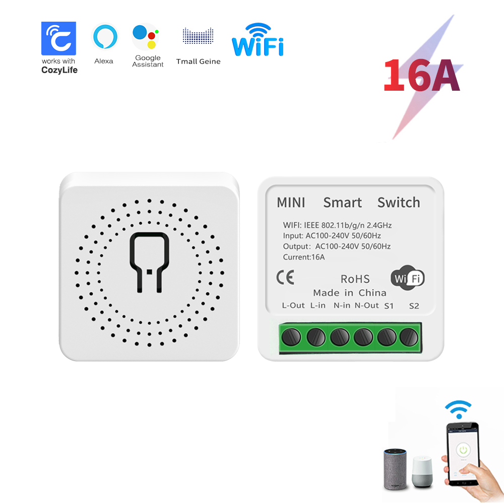 App Home Improvement - SIXWGH MiNi WiFiスマートスイッチ Cozylifeアプリ リモートコントロールタイマー ホームインプルーブメント
