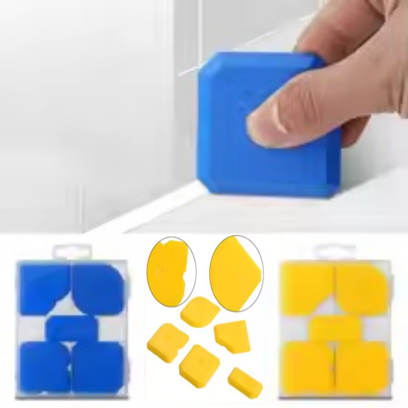 Home Improvement Items - 5 個のシリコーンアプリケータースクレーパーシーラントスムーズリムーバーツールシーラントスプレッダー仕上げキットコーキングタイルグラウトホームセンター