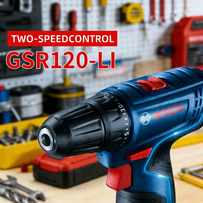 Power Drill Cordless - ボッシュ GSR120-LI 12V コードレスドリル 20段階トルク調整 デュアルスピード