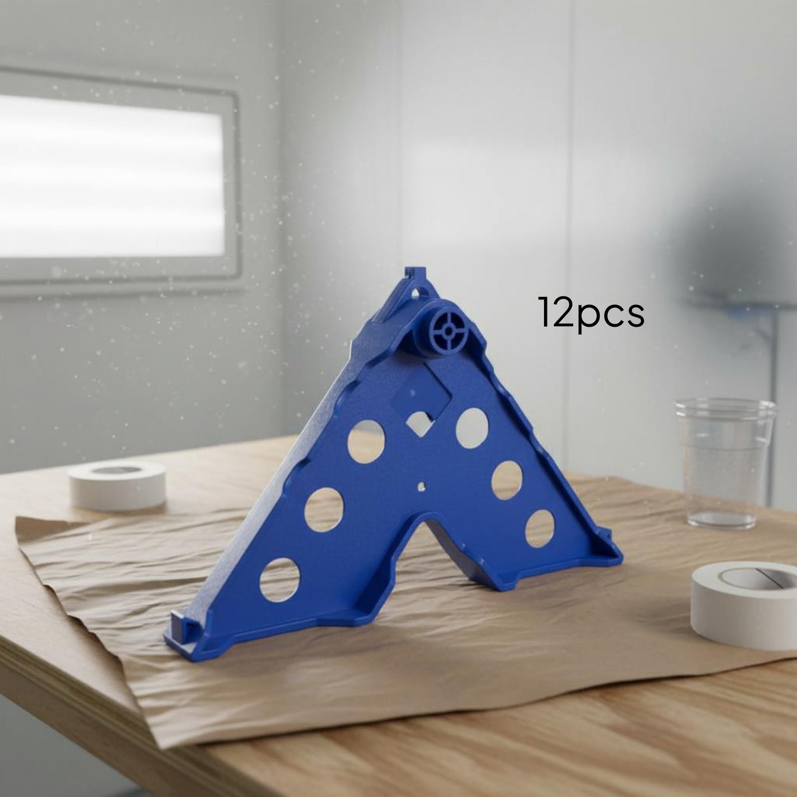 Home Improvements - 3ピースピラミッドペイントスタンド、ワークピースを高め、塗装をサポートします、ホームセンター用品、再利用可能、お手入れ簡単