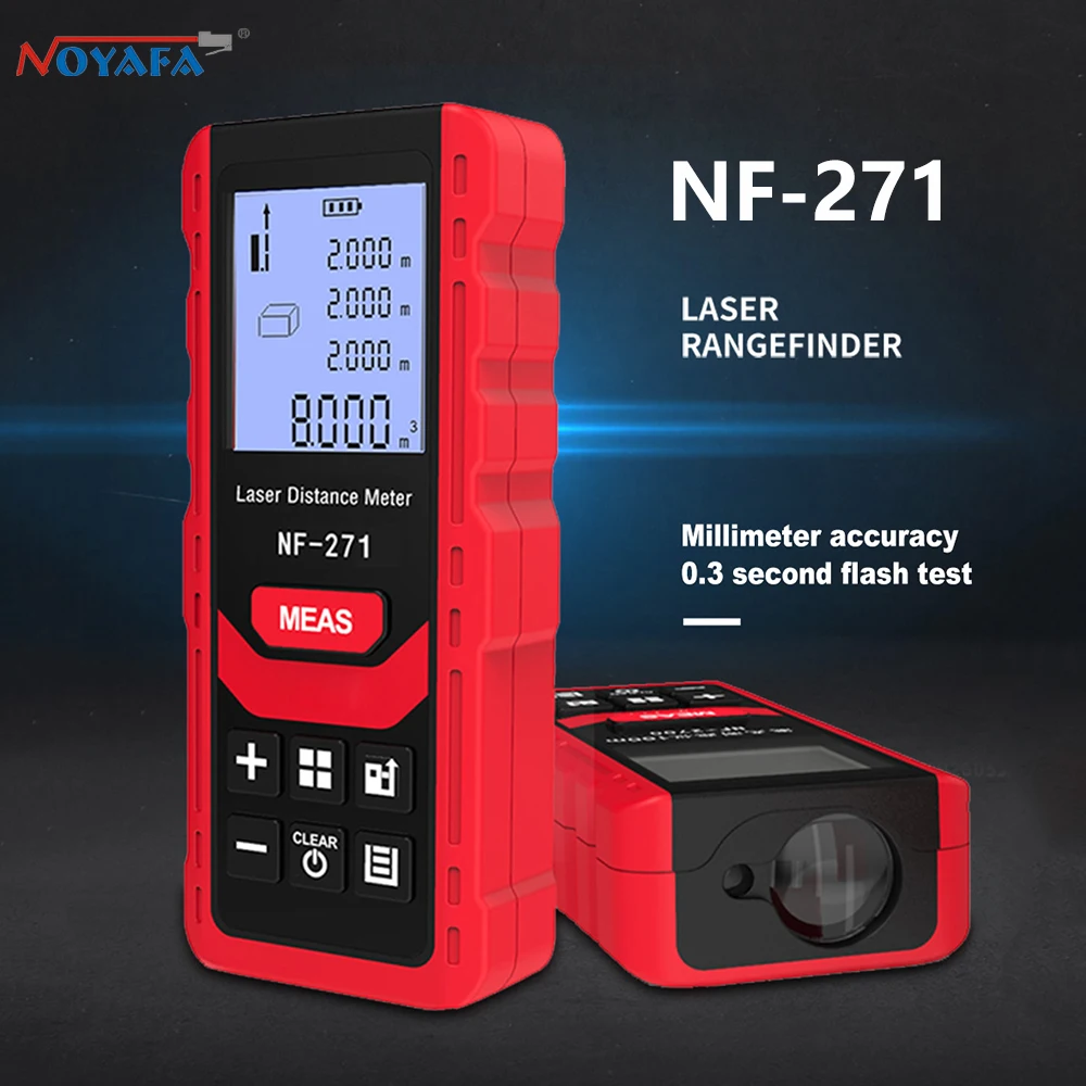 Noyafa-NF-271レーザー距離計,デジタル距離計,巻 - Home Improvement Items のレビューと価格