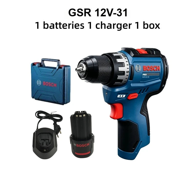 ボッシュ プロフェッショナル GSR 12V-31 コードレ - Power Drill Cordless のレビューと価格