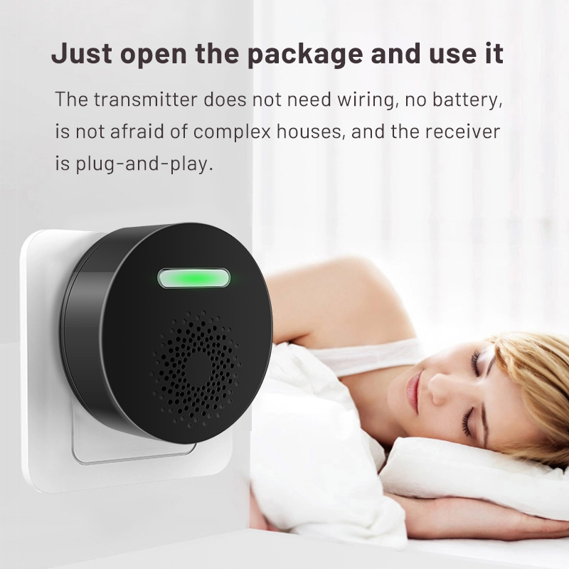 ワイヤレスドアベルバッテリーなしセルフパワーボタンウェルカム - Home Improvement Hardware のレビューと価格