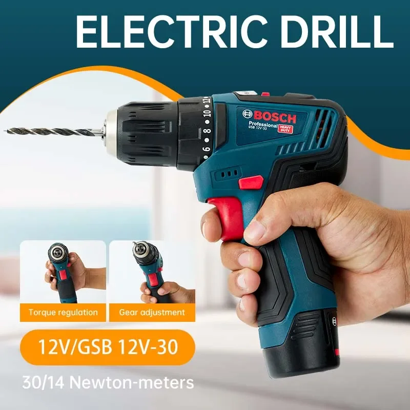 ボッシュ GSB 12V-30 プロフェッショナル電動ドリル - Power Drill Cordless のレビューと価格