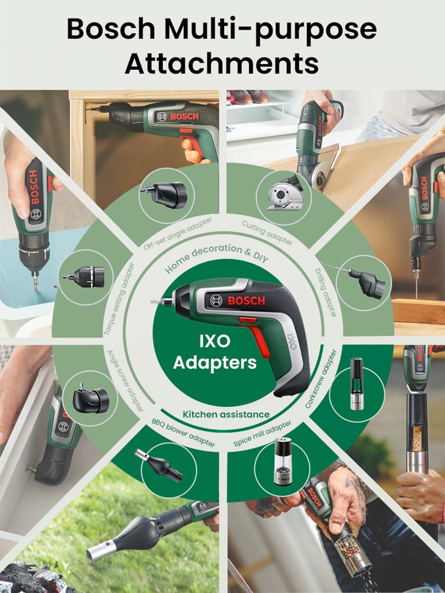 ボッシュコードレス電動ドライバーIXO7 USB充電式ミニ電 - Power Drill Cordless のレビューと価格