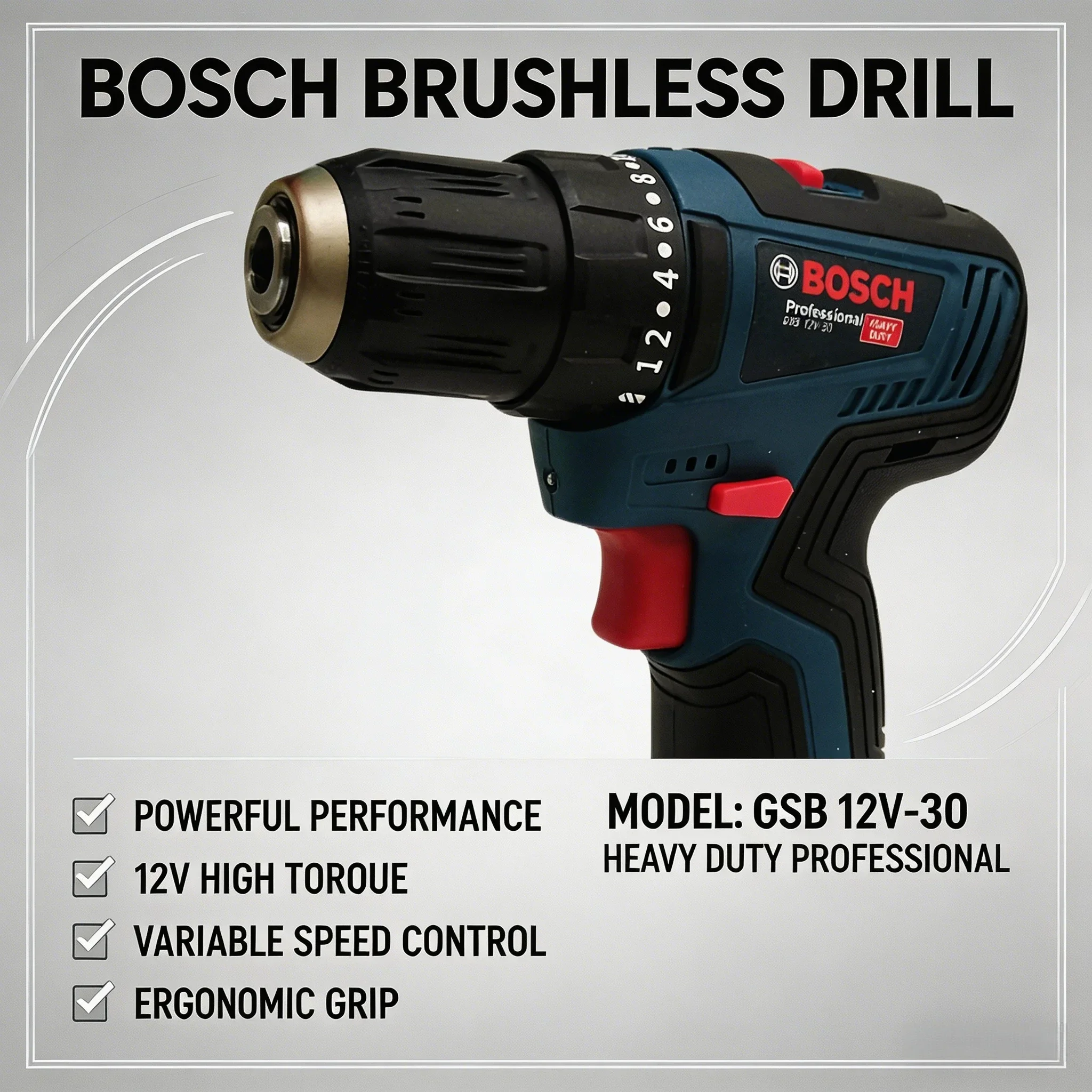 ボッシュ GSB 12V-30 プロフェッショナル電動ドリル - Power Drill Cordless のレビューと価格
