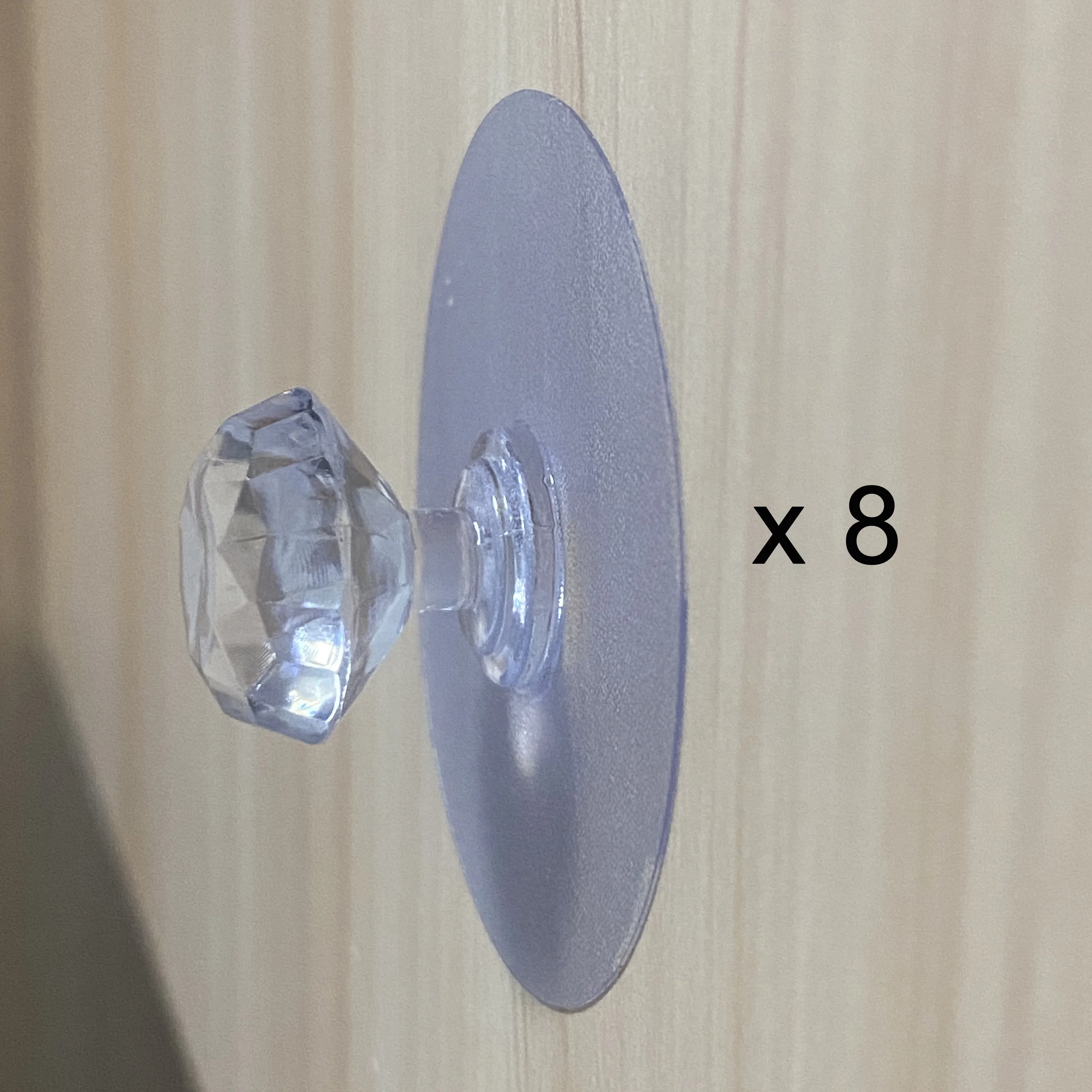 きらめくクリスタル製ドアノブ＆フック - 簡単設置、粘着式、 - Home Improvement Hardware のレビューと価格