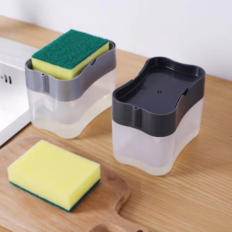 家庭用キッチン2in1プレス式洗剤ボックス、補充簡単、耐久性 - Home Improvement Mall のレビューと価格